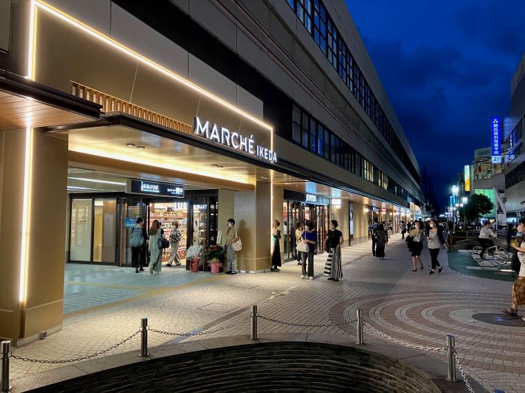 ショッピングセンター　マルシェ池田（ショッピングセンター）まで401m