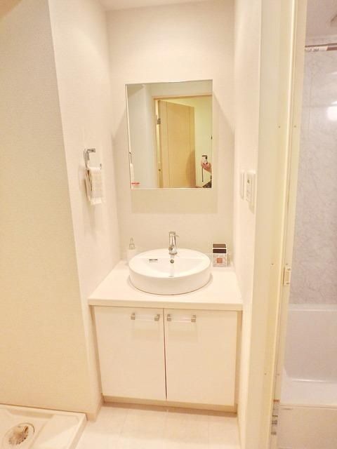 洗面設備　※モデルルーム時