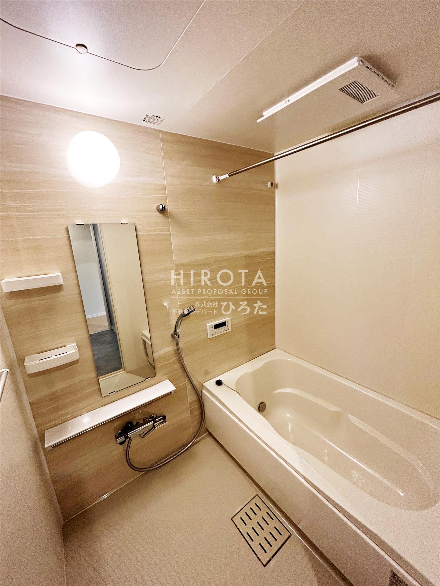 バス・シャワールーム　建築中の為、同施工会社の写真でご参考下さい。