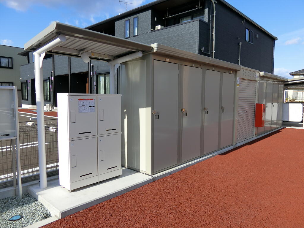 セキュリティ　物置、宅配ボックス