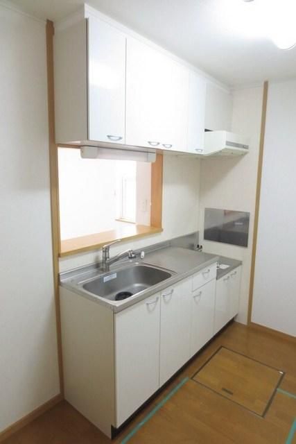 キッチン　ガスコンロ設置可