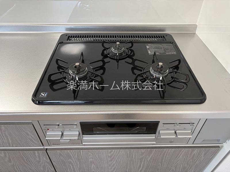 その他　3口ガスシステムキッチン♪
