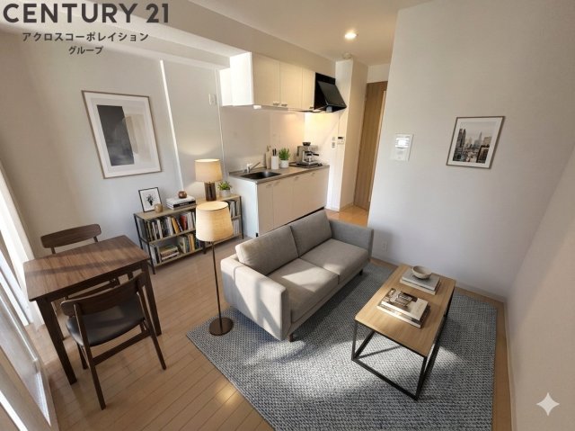 居室・リビング　画像中の家具はAIにより配置加工しているため、付属しません。