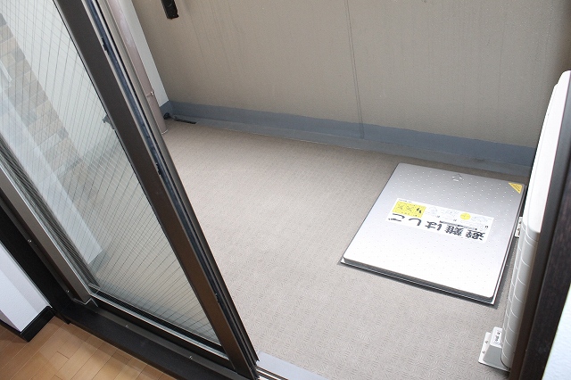 バルコニー　日当たりも良好