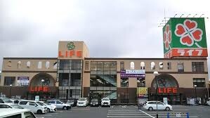 スーパー　ライフ大淀中店（スーパー）まで347m