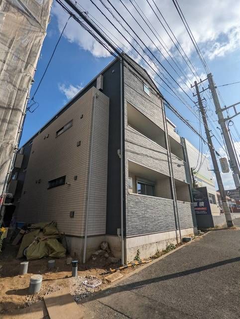 建物外観　完成が待ち遠しいですね