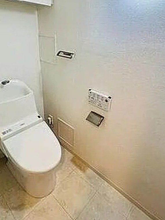トイレ　落ち着いた色調のトイレです