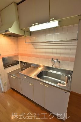 キッチン　お好きなガスコンロが設置可能です。