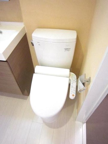 トイレ　ゆったりとした空間のトイレです