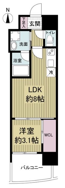 セレニテ神戸元町プリエの間取り写真