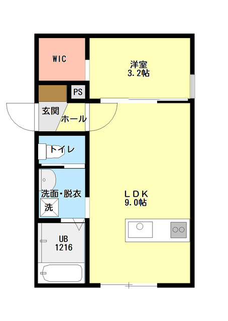フォルテ山木戸 Rの間取り写真