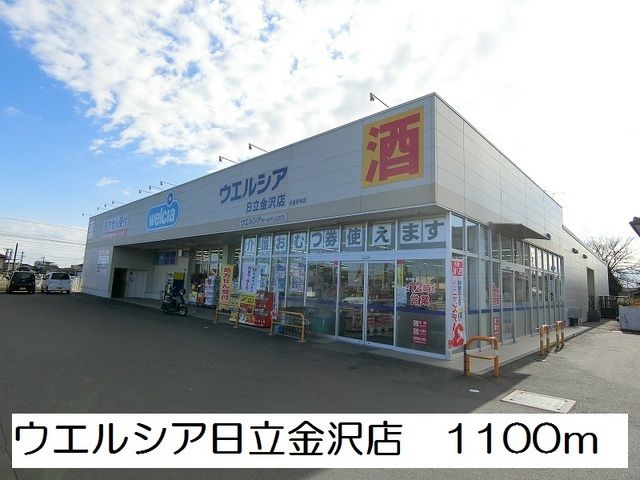 ドラックストア　ウエルシア日立金沢店（ドラッグストア）まで1100m