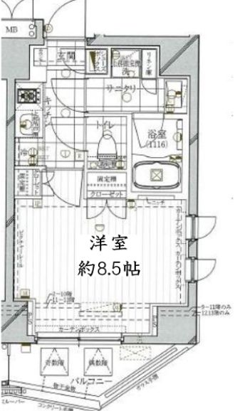 レガリス木場ステーションフロントの間取り写真