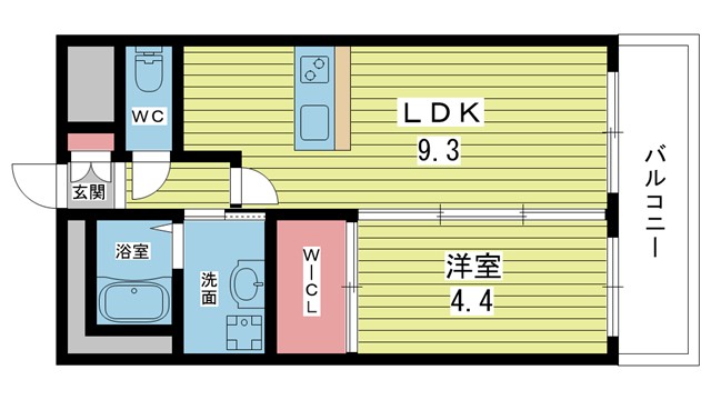 阪急宝塚線 服部天神駅 徒歩7分 5階建 築5年の間取り写真