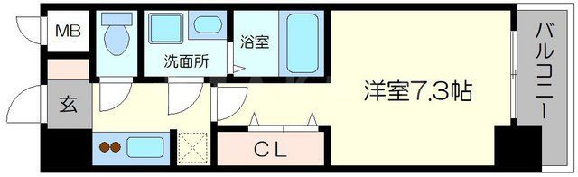 S-RESIDENCE三国WESTの間取り写真