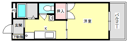 ロジュマン２１の間取り