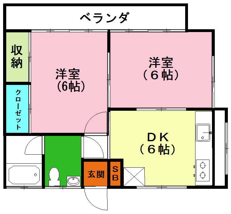 見出シ野ハイツIの間取り