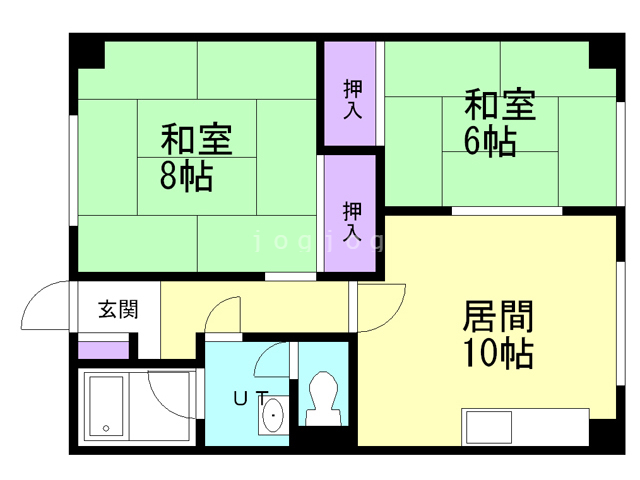 ハイデンス日吉の間取り