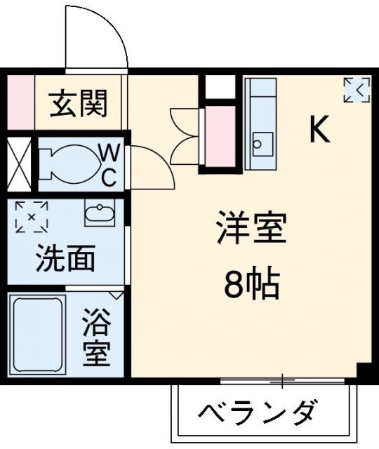 掛川市細谷のマンションの間取り