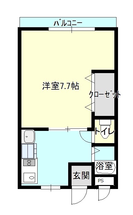 サンフェニックスA棟の間取り