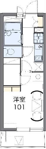 横浜市鶴見区生麦のマンションの間取り