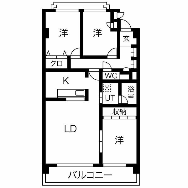 ガーデンコート元八事の間取り