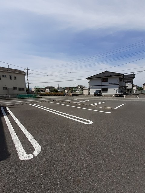 【高崎市大八木町のアパートの駐車場】