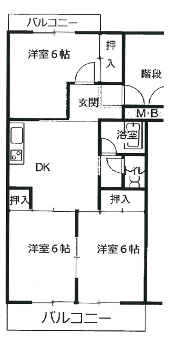 ハイツ藤文　C棟の間取り