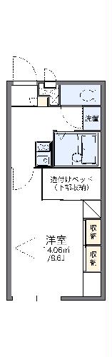 レオパレスサンシャイン紫原の間取り