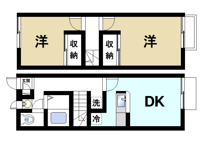 磯城郡田原本町のアパートの間取り