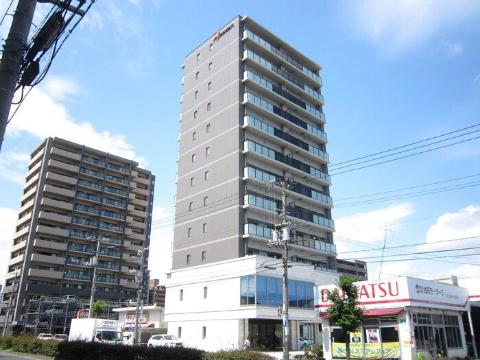 【福山市光南町のマンションの建物外観】