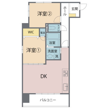 サンハイツ堀川IIの間取り