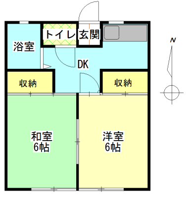 グリーン赤坂の間取り