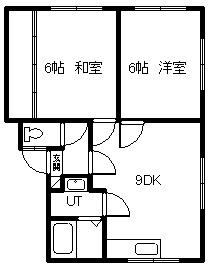 イトーピアハイツＭ５の間取り