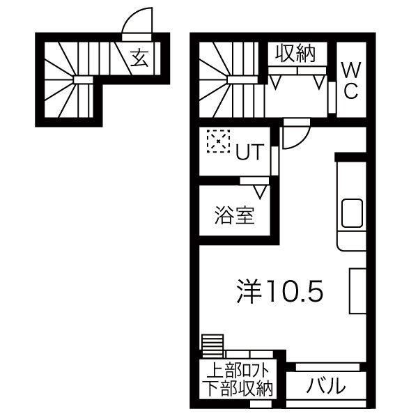 ラークシャルマンＢ棟の間取り