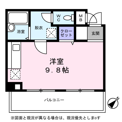 新田町小川マンションの間取り