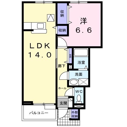 プラードIの間取り