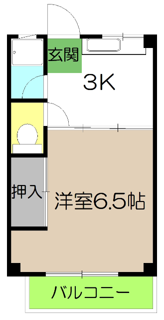 北本町ハイツの間取り