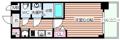 プレサンス新大阪イオリアの間取り