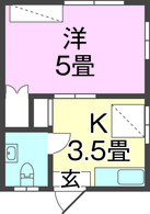 第一グリーン荘の間取り