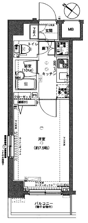 プレスタイル千寿の間取り