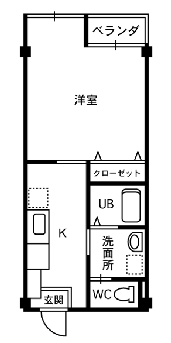 コーポみらいの間取り