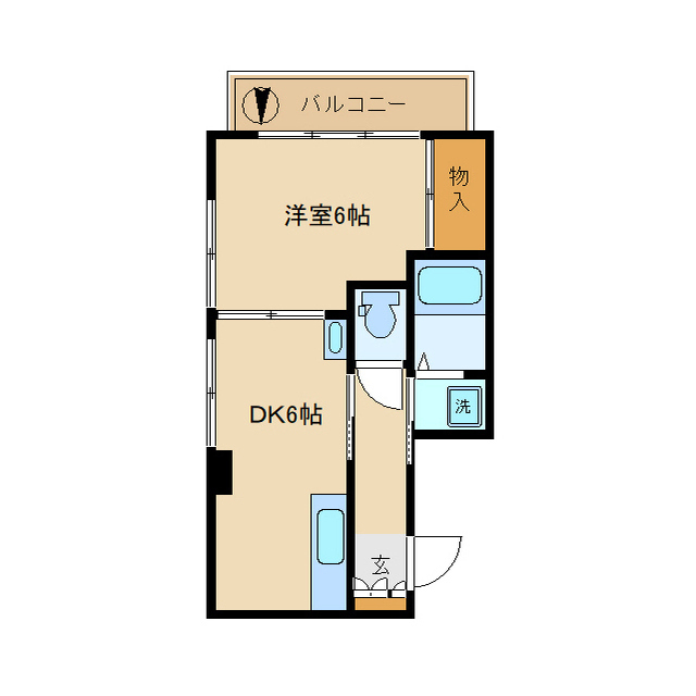 中野区本町のマンションの間取り