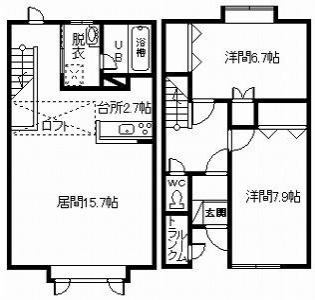 ルノンCの間取り