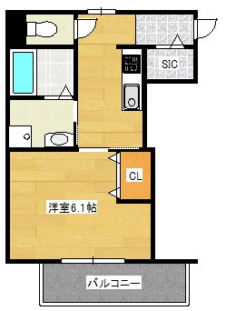 パシフィカ二日市駅前の間取り