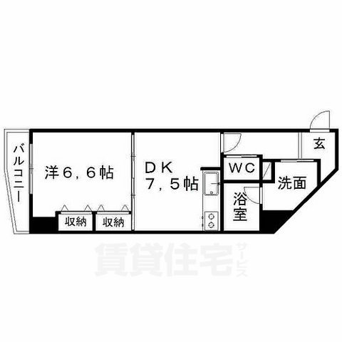 ノールルミエール黒川の間取り