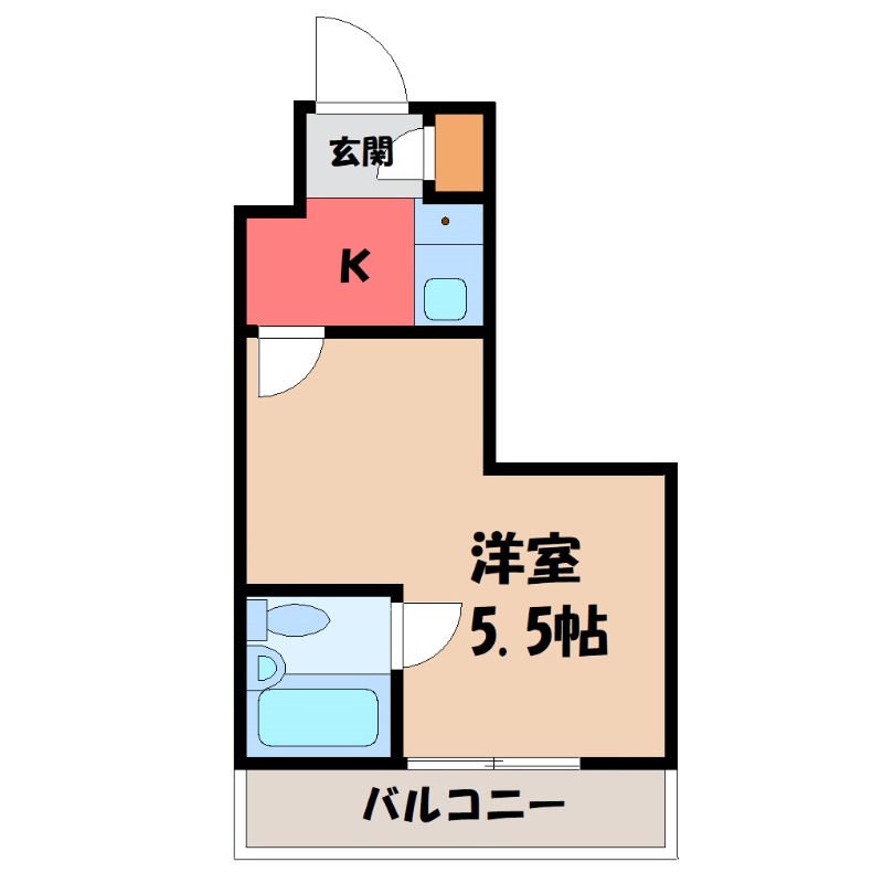 リブポート宇都宮の間取り