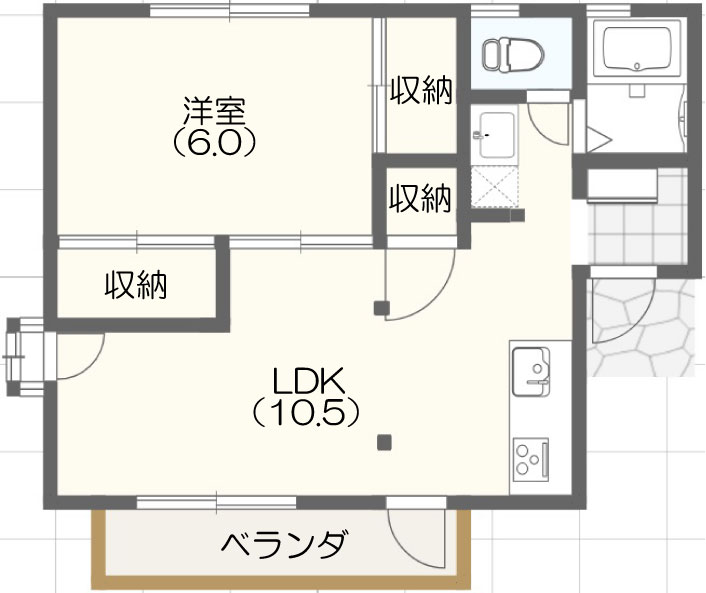 クレストKIの間取り