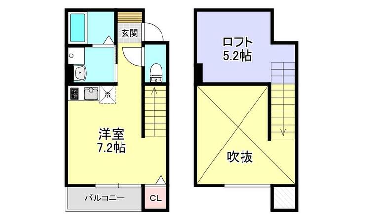 合志市須屋のアパートの間取り