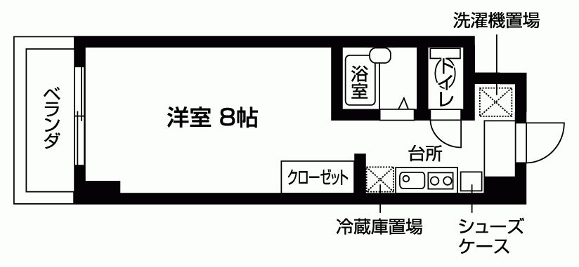 クオーレ南草津の間取り